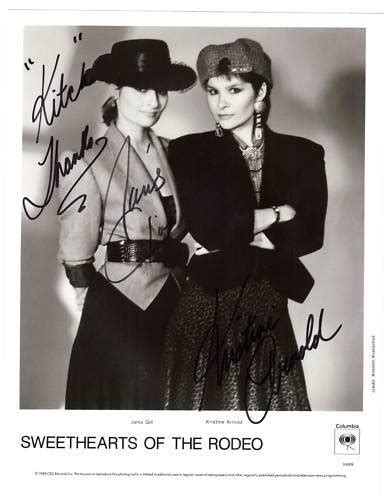 Janis Gill Kristine Arnold Signed Photo Coa Sweethearts Of The
