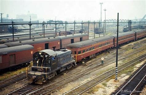 Pennsylvania Railroad Sw1 9419 At The Coach Yard In Chicago Illinois