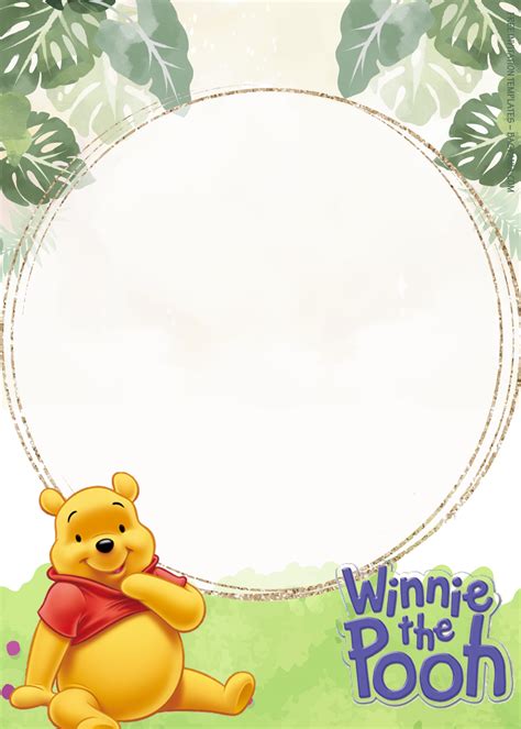 Winnie The Pooh Invitation Template Free Printable Form Templates