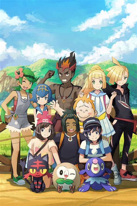 Pokémon Sun Moon GAME FREAK Mobile Wallpaper Zerochan Anime Image Board