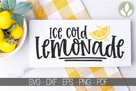 ice cold lemonade svg summer svg lemons svg lemonade etsy lemonade sign lemonade stand