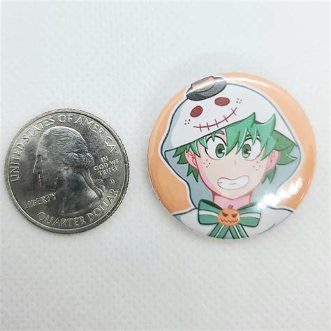 My Hero Academia Pin Back Buttons Bnha Buttons Halloween Etsy