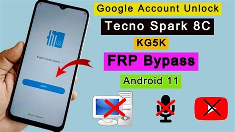 Tecno Spark C Frp Bypass Kg K Google Account Unlock Frp Lock Remove Without Pc Android