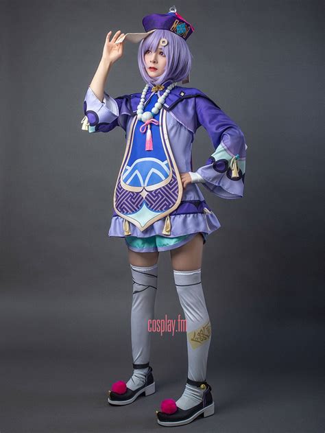 Genshin Impact Qiqi Women Cosplay Costume Game Dress Etsy