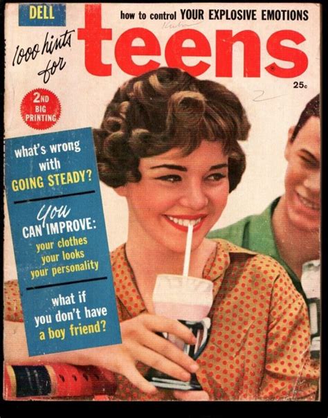 Dell 1000 Hints For Teens 1 1960 1st Issue Fashions Drinking Going