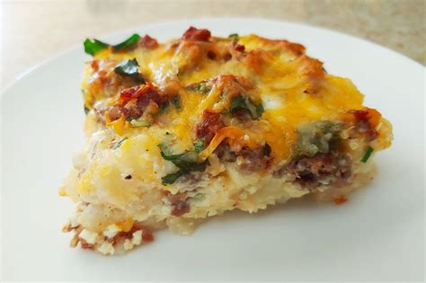 Just added them directly frozen and it turned out fine.just needed an additional 10 minutes on the bake time. Breakfast Casserole Using Potatoes O\'Brien : O Brien Potato Casserole | Recipe | Potatoe ...