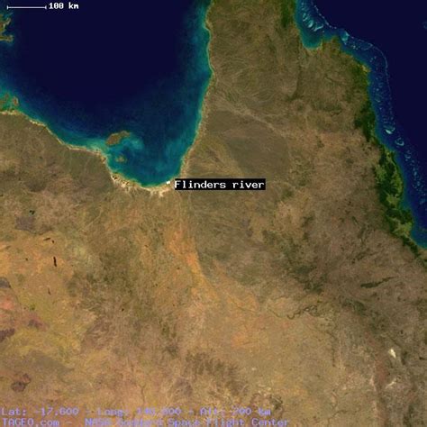 Flinders River Queensland Australia Geography Population Map Cities