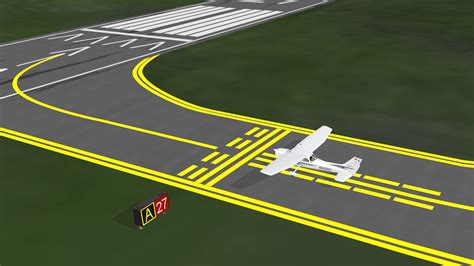 Guide To Airport Taxiway Signs And Markings Video Tip Flight
