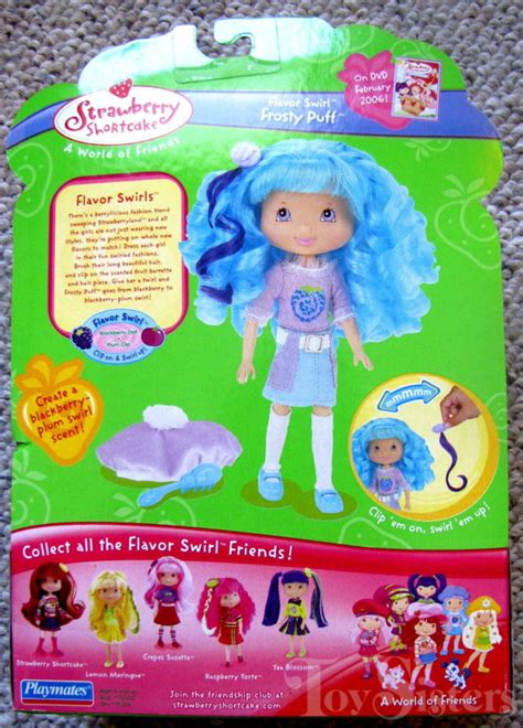 Strawberry Shortcake Playmates Flavor Swirl Frosty Puff Toy Sisters