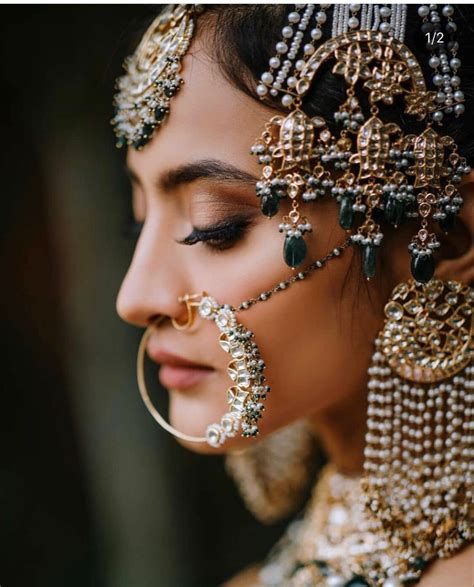 Bridal Nose Ring Ideas Stunning Bridal Nath Designs That Indian Brides Slayed Witty Vows