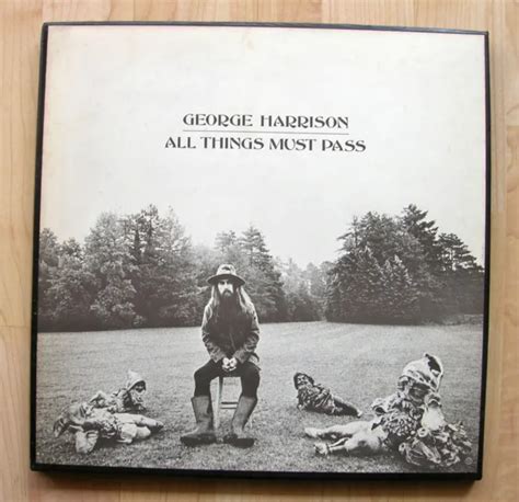 George Harrison All Things Must Pass Apple 3lp Box Set Orig 1970 Poster 53 00 Picclick