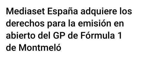 Señor De Los Medios 🕵️‍♂️ On Twitter 💥 Mediaset Se Hace Con Los