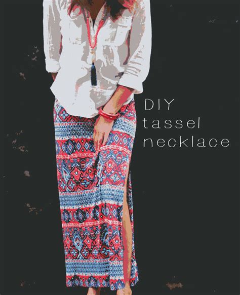 Diy Tassel Necklace Connecticut In Style
