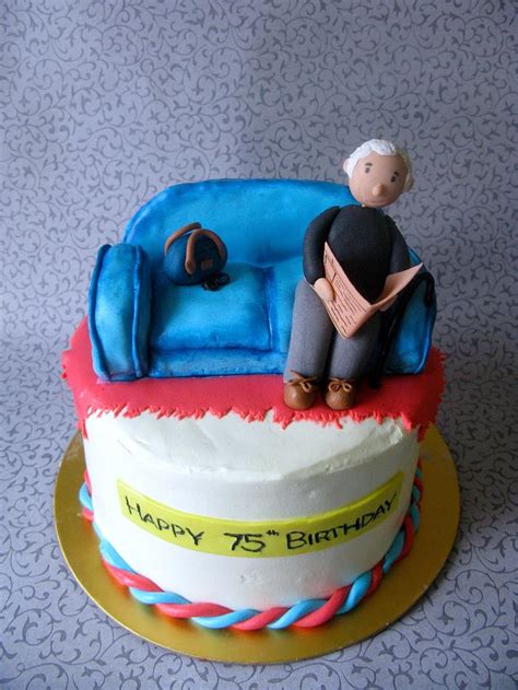 75th Birthday Cake Decorated Cake By Sugarbliss Cakesdecor