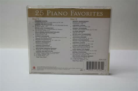 25 Piano Favorites Cd Golden Clasics Pre Owened Good 628261131624 Ebay