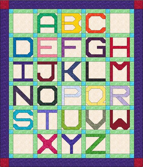 Alphabet Quilt Pattern Get Creative With Your Quilts And Discover Fun