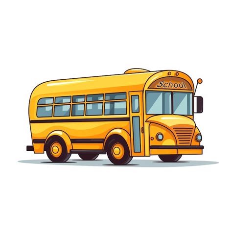 Autobús Escolar Amarillo De Regreso A La Escuela Vector Premium