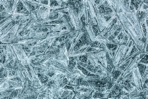 Melting Ice Crystals Macro View Stock Image Image Of Pattern Outdoor