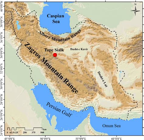 Map Of Iran And The Location Of Tepe Sialk Download Scientific Diagram