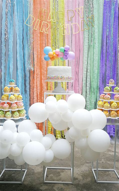 Pastel Rainbow Themed Party Pretty My Party
