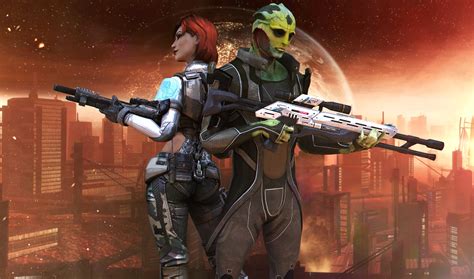 Thane Krios And Shepard By Xkalipso On Deviantart