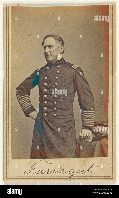 Admiral David Glasgow Farragut Attributed To Mathew B Brady American