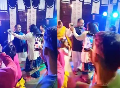 Jdu Mla Dances On Aunty Police Bulalegi With Woman Newstrack English 1