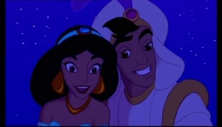 I can show you the world shining, shimmering, splendid tell me, princess, now when did you last let your heart decide? Aladdin-A Whole New World - Aladdin and Jasmine Image ...