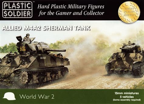 15mm Ww2 Allied M4a2 Sherman Tank Wargamestore