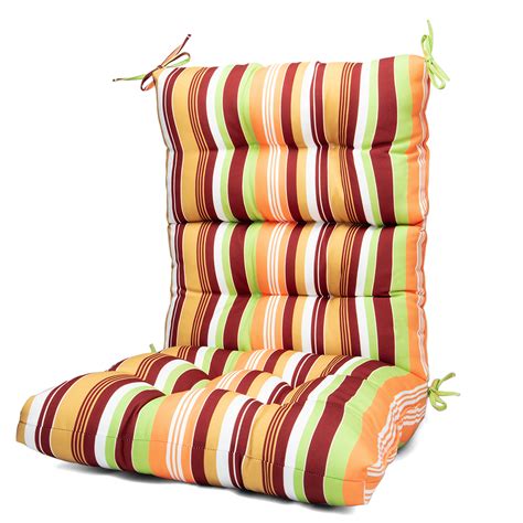 Outdoor Indoor High Rebound Foam High Back Dining Chair Cushion Patio Soft Seat Ebay