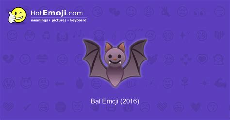 🦇 Bat Emoji Meaning With Pictures From A To Z