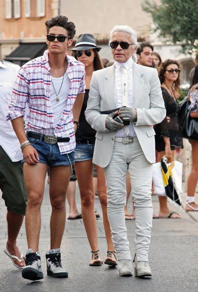 The Writer S Journey Karl Lagerfeld And Boyfriend Baptiste Giabiconi