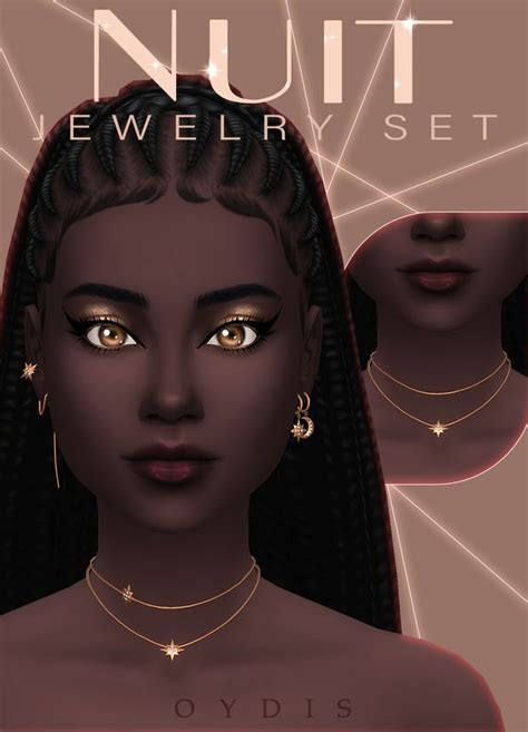 Nuit Jewelry Set Oydis On Patreon Sims 4 Piercings The Sims 4