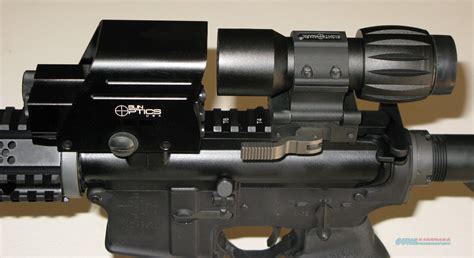 Ar 10 15 Reflex Red Dot Sight With Red Laser And For Sale