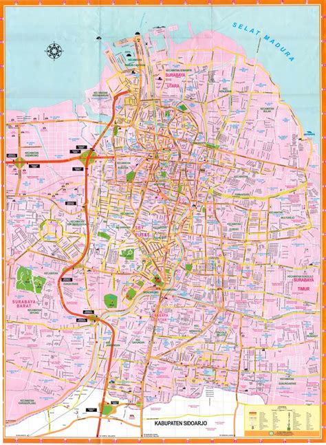 Peta Surabaya Lengkap Dengan Nama Jalan Lasopahome