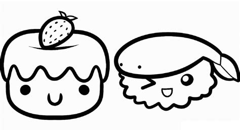 Brightening your day with kawaii items. Cute Food Coloring Pages | Cute coloring pages, Kawaii ...