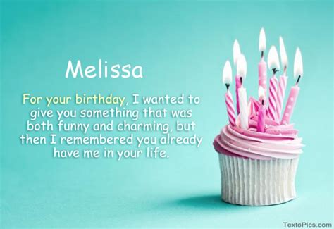 Happy Birthday Melissa In Pictures