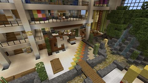 Mall Shopping Center Beach Town Project Minecraft Project