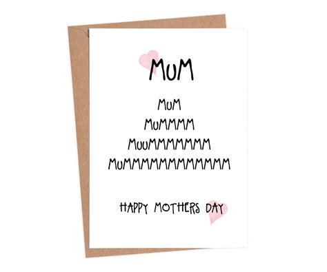 Humorous Mothers Day Cards Sarcastic Mothers Day Cards Personalised