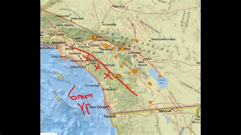 Elsinore Fault Earthquake Swarm Southern Ca38 Earthquake Southern