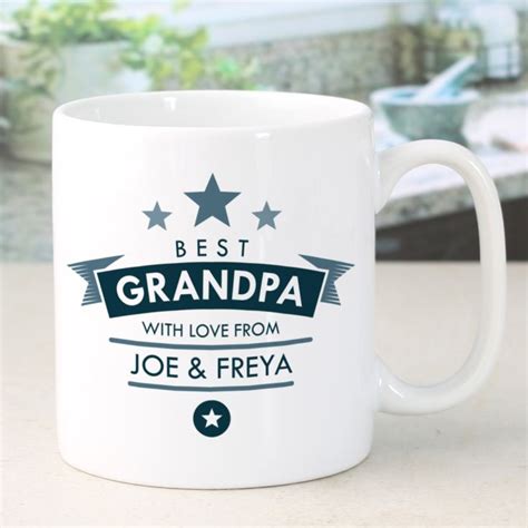 Personalised Best Grandpa Mug The T Experience