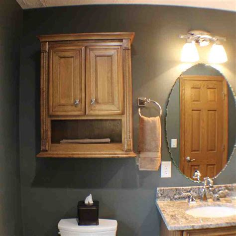 Wooden Bathroom Wall Cabinets Rustic Barnwood Wall Cabinet Rustic