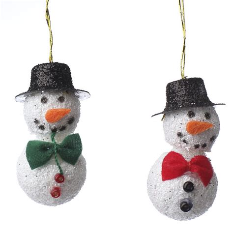 Miniature Snowman Ornaments Christmas Ornaments Christmas And
