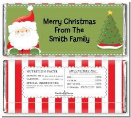 Wishing you all the wonder and joy of a child on christmas morning. Santa Claus - Personalized Christmas Candy Bar Wrappers ...
