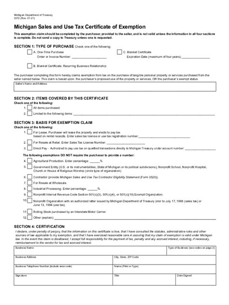 Tax Exemption Fill Out And Sign Online Dochub