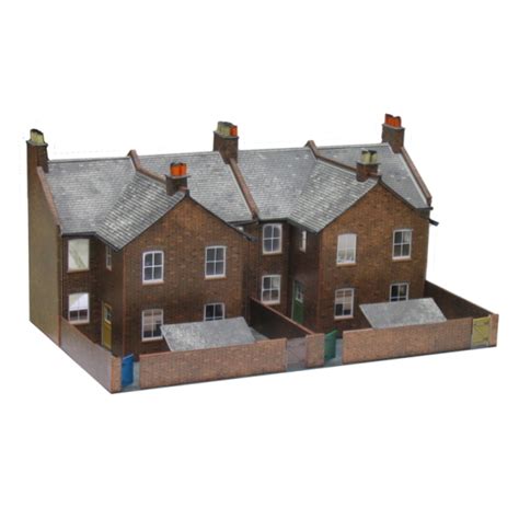 Superquick C5 Red Brick Terraced Rears Low Relief Ooho Card Kit