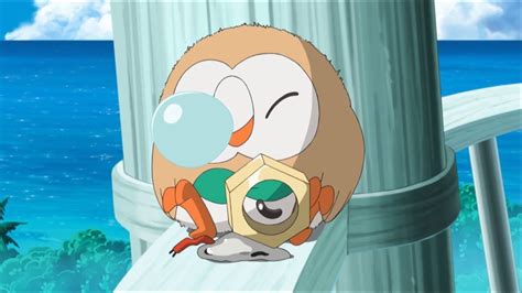 Rowlet Makes A New Friend Pokémon The Series Sun And Moon—ultra