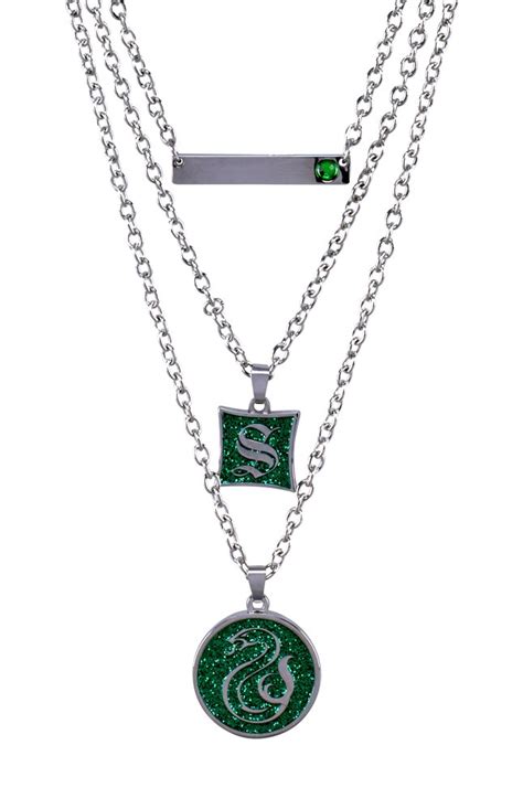 Slytherin Layered Necklace Universal Orlando
