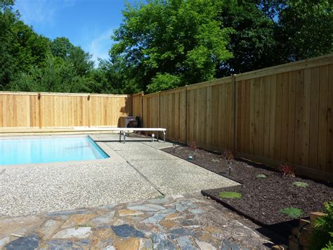 Wood Privacy Fence Around Pool Woodsinfo