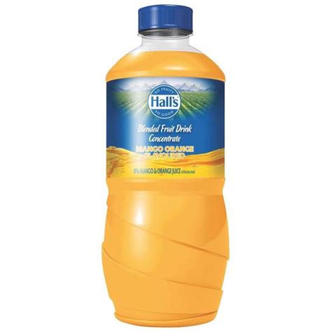 Halls Juice Concentrate Peach And Apricot 125 L Game